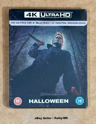 HALLOWEEN (2018) - UK EXCLUSIVE 4K + BLU RAY STEELBOOK - NEW (READ DESCRIPTION) - Image 1 of 4