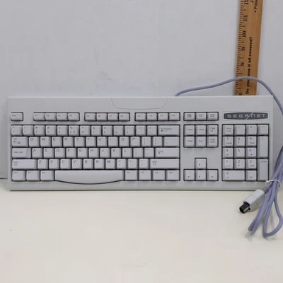 SegaNet Dreamcast Keyboard SK-1502 White Vintage Sega Official Accessory  - Image 1 of 4