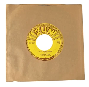 Johnny Cash Guess Things Happen That Way / Come In Stranger 45 RPM Vinyl 1958 - Picture 1 of 3