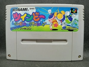 Twinbee Rainbow Bell Adventure - NEW SAVE BATTERY - Super Famicom JP - SHVC-T7 - Picture 1 of 10