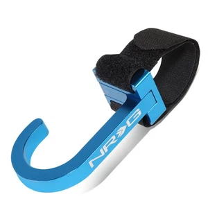 STR-100BL CNC Aluminum Steering Wheel Hook with Adjustable Nylon Strap, 80mm ... - Picture 1 of 6