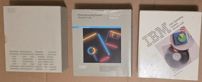 IBM PC DOS 2.1 + 3.3 + 4.0 Technical Reference Manuals~ 3.5" + 5.25" Floppy - Image 1 of 4