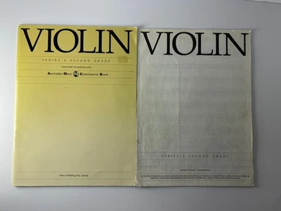 Violin Series 6 Second Grade 2 1994 - violin & piano sheet music - Image 1 of 4