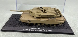 M1A1HA Abrams 1er Batallón de Tanques USMC Irak 2003 1:72 Modelo Diecast En Exhibición - Imagen 1 de 9