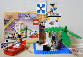 1989 LEGO Legoland Pirates 6265 Saber Island Saber Island Complete!