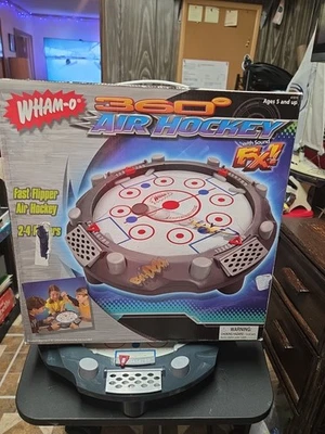 Wham_O 360 Air Hockey Game Works Fast Flipper  2005 Instructions Battery - Image 1 of 4