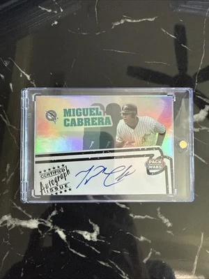 Miguel Cabrera Autographs On-Card 2005 Topps Pack Wars #PWA-MC - Image 1 of 2