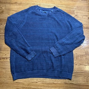 Tommy Bahama Pullover Herren 2XL Blau Rundhals Pulli 100% Baumwolle Freizeit Strick - Bild 1 von 7