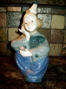 VTG PORCELANA DE CUERNAVACA MEXICO CLOWN FIGURINE - Picture 1 of 6