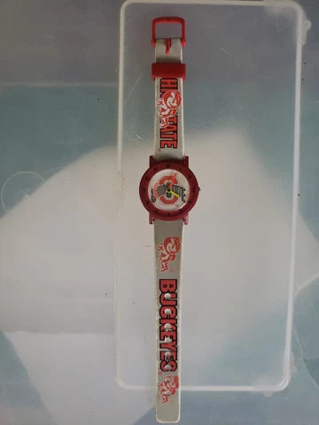 Vintage Sun-Time Kids Ohio State Buckeye Watch Not Working Cover