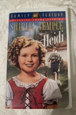 Shirley Temple in Heidi (VHS) 20th Century Fox Exclusive Color Version 1965  Foto 1 de 4