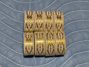 Lenox Ambassador Gold Napkin Rings 8pcs - Picture 1 of 4