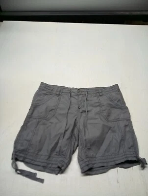 womens shorts Olive Green Op solid 100% cotton Drawstring Waist And Leg - Image 1 of 4