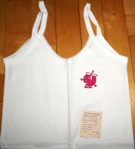Camicia RDT maglietta ragazza biancheria intima taglia 152 INUTILIZZATA vintage 1990 cult Ostalgie - Foto 1 di 4