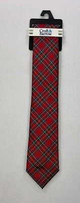 Corbata de Navidad a cuadros Croft & Barrow para hombre Foto 1 de 2