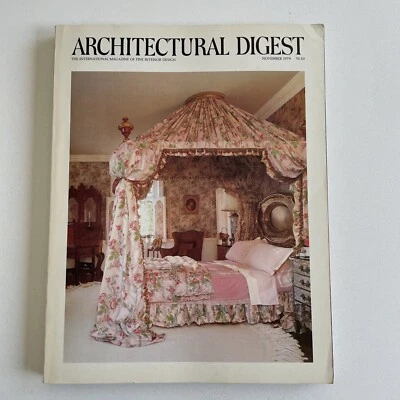 Architectural Digest November 1979 Vol 36 No. 9 Actor Giancarlo Giannini - Image 1 of 4