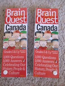 Brain Quest Canada 5th Grade+  Ages 9+ Deck One & Deck Two - Picture 1 of 1