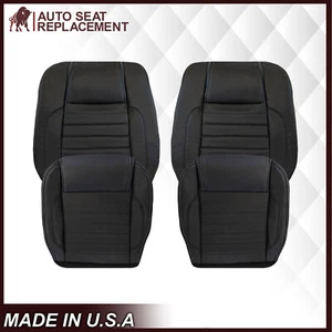 Ford Mustang GT 2010 2012 2014 2014 2014 cuero cubierta de asiento de repuesto negra - Imagen 1 de 27