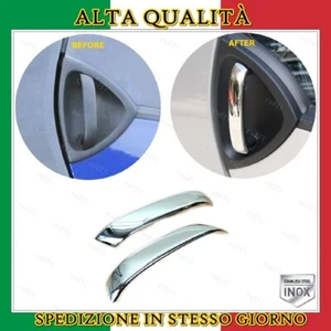COPERTURA MANIGLIA PORTE CROMO ACCIAIO 2 PORTE Per SMART W450 1998 al 2007 - Picture 1 of 7