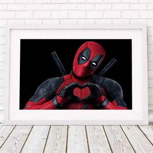 DEADPOOL - Marvel Superhero Poster Picture Print Sizes A5 to A0 **FREE DELIVERY* - Picture 1 of 14