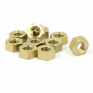 Écrou hexagonal LAITON PUR diamètre 12 mm  25-9 - Foto 1 di 2