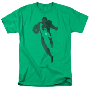 Green Lantern Lantern Knockout T Shirt Mens Licensed DC Comics Tee Kelly Green - Picture 1 of 2