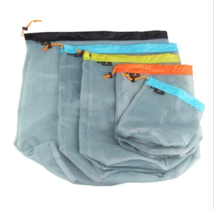 Tavel Camping Deportes Malla Ultraligera Cosas Bolsa Cordón Almacenamiento 5 Tallas - Imagen 1 de 14
