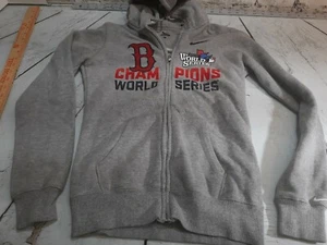 Nike Boston Medias Rojas Serie Mundial Cremallera Sudadera con Capucha Chaqueta Talla pequeña - Imagen 1 de 10