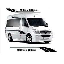 Motorhome Caravan Vinyl Side Stripes Decals Stickers Universal Graphics 14