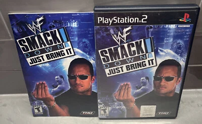 WWE SmackDown Just Bring It Greatest Hits (Sony PlayStation 2, 2002)w/ Manual - Image 1 of 4