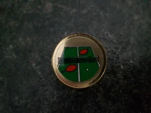 Ping Pong Table Lapel Pin Safety Pin FREE COMBINED SHIPPING - Picture 1 of 2
