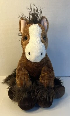 Build A Bear BAB Brown Floppy Horse Pony Plush Stuffed Animal 12" Tall - Image 1 of 4