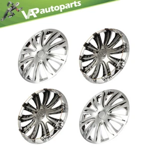Set of 4 17" Wheel Covers 17 inch For R17 Tires Snap On Full Hub Caps Chrome - Picture 1 of 9