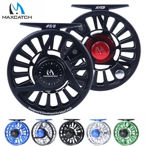 Maxcatch AVID Reel 1/3 3/4 5/6 7/8 9/10WT CNC Machined Aluminum Fly Fishing Reel - Afbeelding 1 van 13