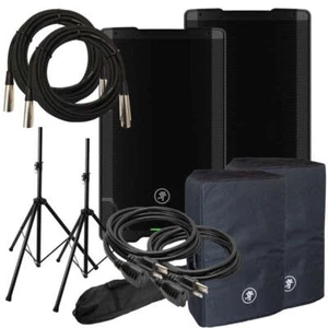 2 Mackie SRT215 15" 1600-watt Professional Powered Loudspeaker Bundle - Picture 1 of 8