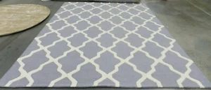 SILVER / IVORY 8' X 10' Stained Rug, Reduced Price 1172559823 CAM121D-8 - Picture 1 of 4