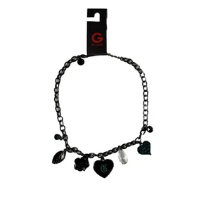 G By Guess Vintage Charm Blue Rhinestones Necklace New - Picture 1 of 10