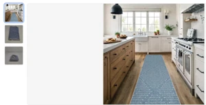 Abstract Runner Rug 2x8 Ft Washable Runners for Hallways, Non Slip Kitchen for H - Picture 1 of 1
