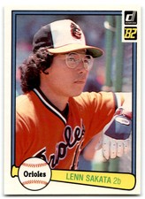 1982 Donruss Lenn Sakata Baltimore Orioles #644