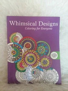 Whimsical Designs: Coloring for Everyone: A Fun Anti-Stress Coloring Book by Sky - Picture 1 of 12