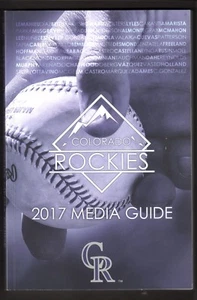 Colorado Rockies Media Press Guide 2017 casi como nuevo - como nuevo - Imagen 1 de 1