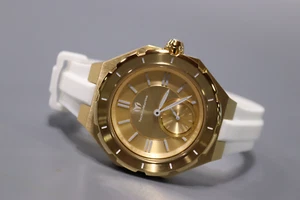 Invicta Women s Technomarine TM-118005 Quartz 3 Hand Gold Dial Watch - Picture 1 of 8