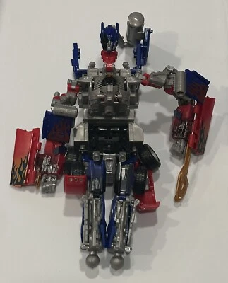 Transformers Revenge Of The Fallen Talking Optimus Prime Leader Class FOR PARTS - Image 1 of 3