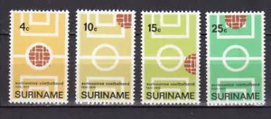 Suriname 1970 terrain de football 4 timbres MNH /TE5285d - Bild 1 von 1