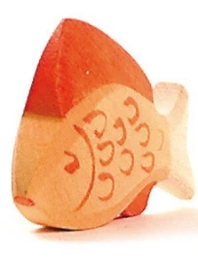 Ostheimer Fisch gelb Holzfigur Spielfigur Tierfigur 17003 - Bild 1 von 1