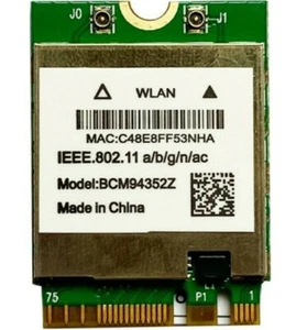 Tarjeta Broadcom BCM94352Z NGFF 802.11AC 867Mbps Bluetooth 4.0 WIFI para Hackintosh - Imagen 1 de 1