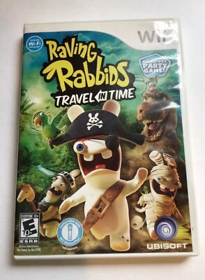 Nintendo Wii Raving Rabbids: Travel Back in Time Party Game Complete with Manual - Image 1 of 4