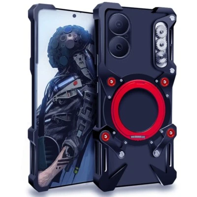 Magnetic Aluminum Metal Rimless Bumper Shockproof Stand Case For Huawei Nova Y73 - Image 1 of 4