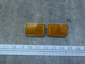 1982 Kawasaki KZ550 C LTD K714) left right front amber reflectors set #1 - Picture 1 of 12