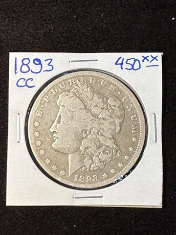 1893 CC MORGAN DOLLAR Cover